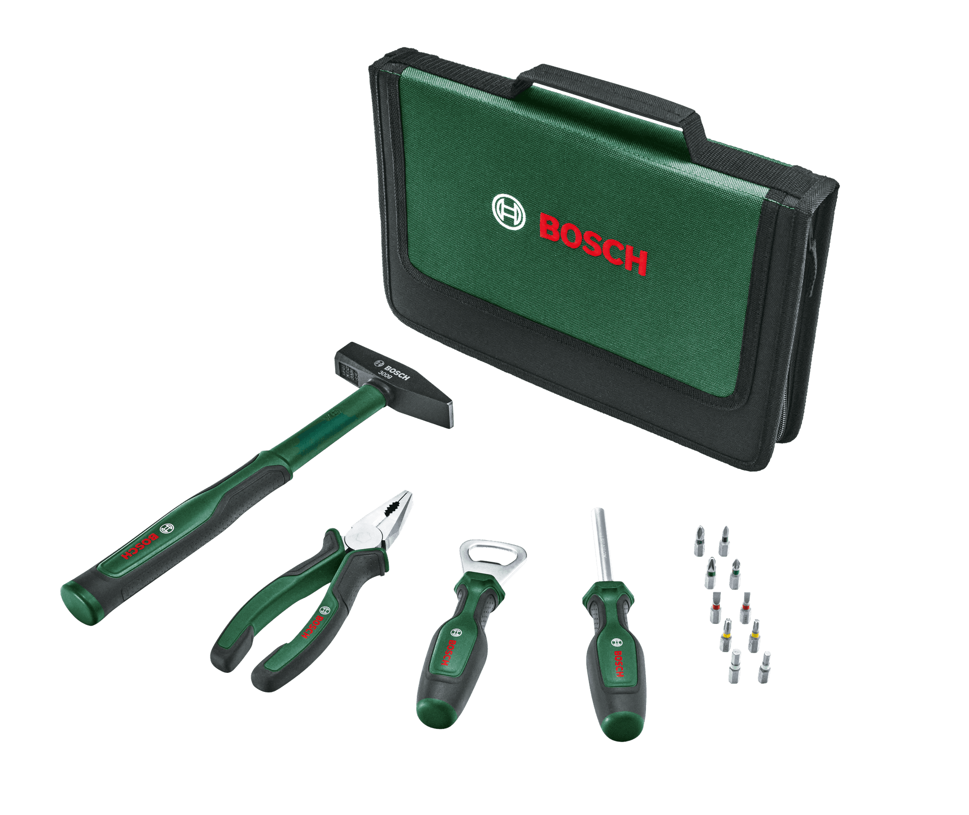 BOSCH YEŞİL SERİ EASY STARTER EL ALETİ SETİ 14 PARÇA (SET 2)