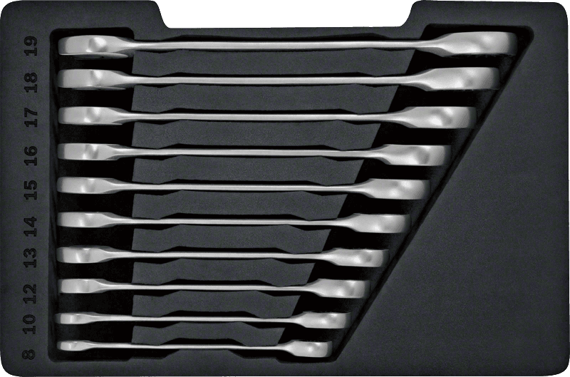BOSCH PROFESYONEL CIRCIR KOMBİNE ANAHTAR TAKIMI 10 PARÇA