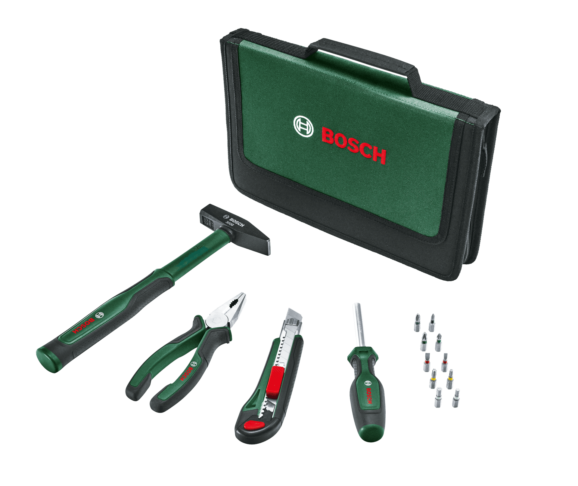 BOSCH YEŞİL SERİ EASY STARTER EL ALETİ SETİ 14 PARÇA (SET 1)