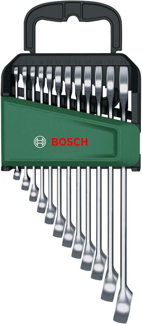 BOSCH YEŞİL SERİ KOMBİNE ANAHTAR SETİ 12 PARÇA
