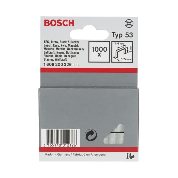 BOSCH ZIMBA TELİ TİP53 11,4*0,74*8MM 1000 Lİ