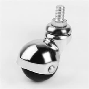 205 KÜRE TEKER VİDALİ KROM 40 MM.