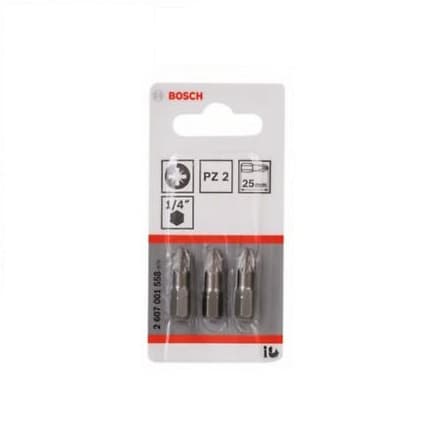 BOSCH BİTS UÇ EXTRAHARD PZ2 25 MM 3 LÜ