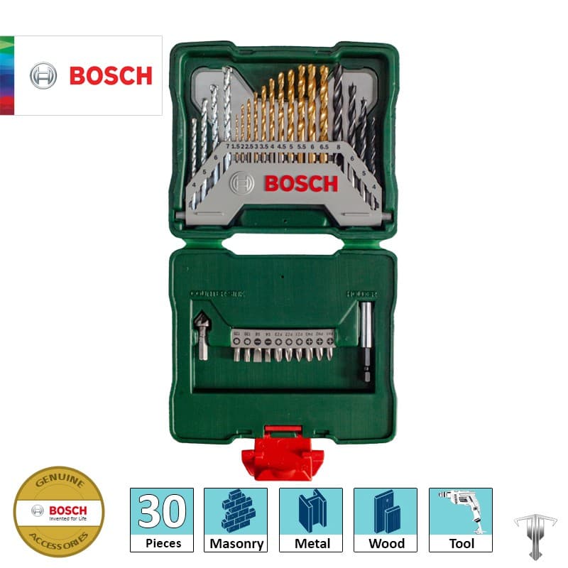 BOSCH X-LİNE 30 PARÇA TİTANYUM AKSESUAR SETİ