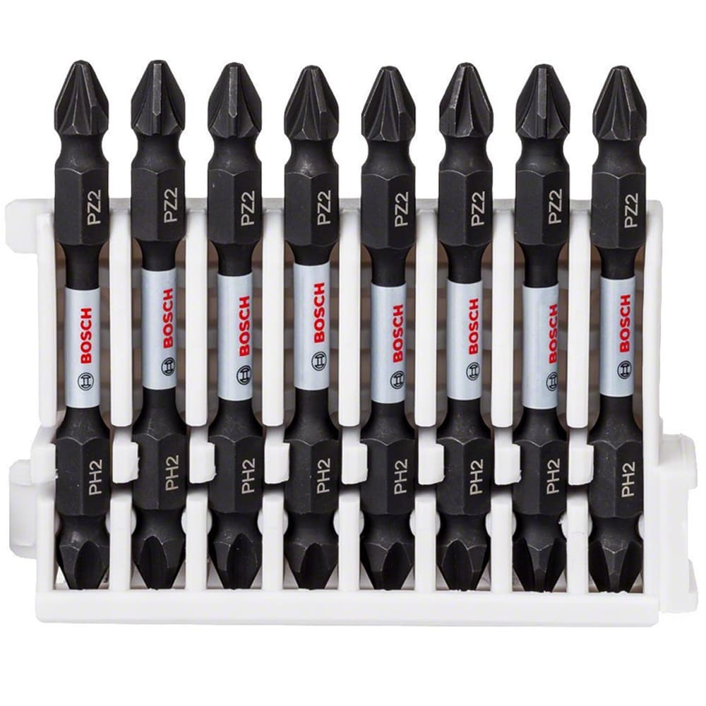 BOSCH IMPACT CTRL BİTS UÇ ÇİFTTARAF 8 Lİ SET PH2-PZ2,65MM/M