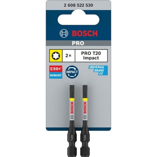 BOSCH IMPACT PRO CTRL BİTS UÇ T20*50MM 2'Lİ