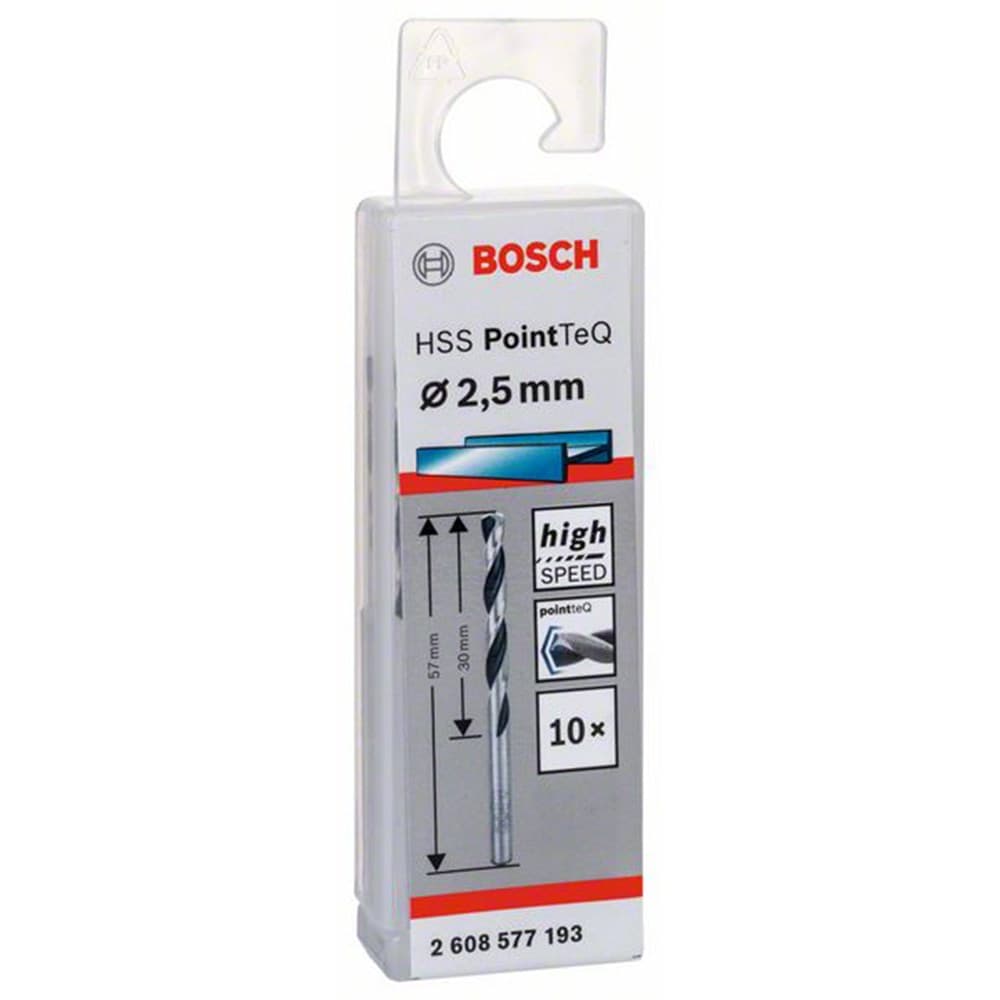 BOSCH HSS MATKAP UCU POİNTTEC 2,5 MM 10 LU PAKET