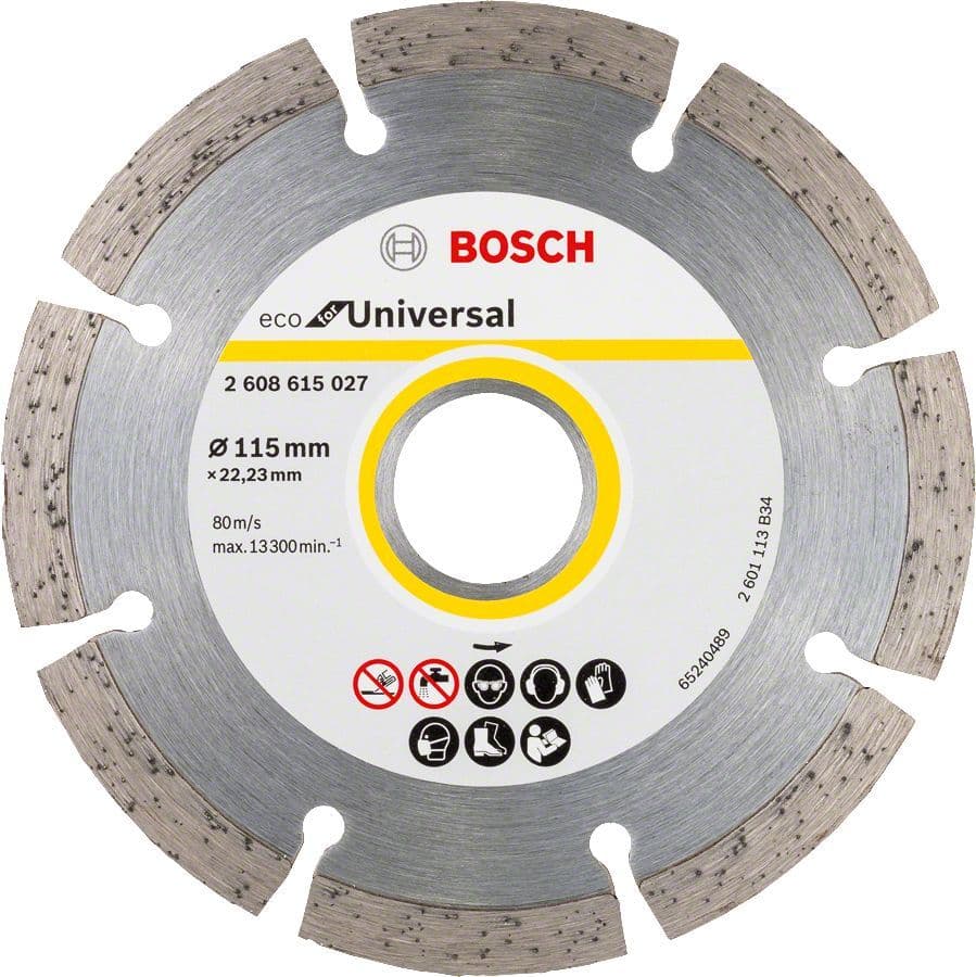 BOSCH ECO FOR UNIVERSAL SEGMANLI 115MM TEKLİ AMBALAJ