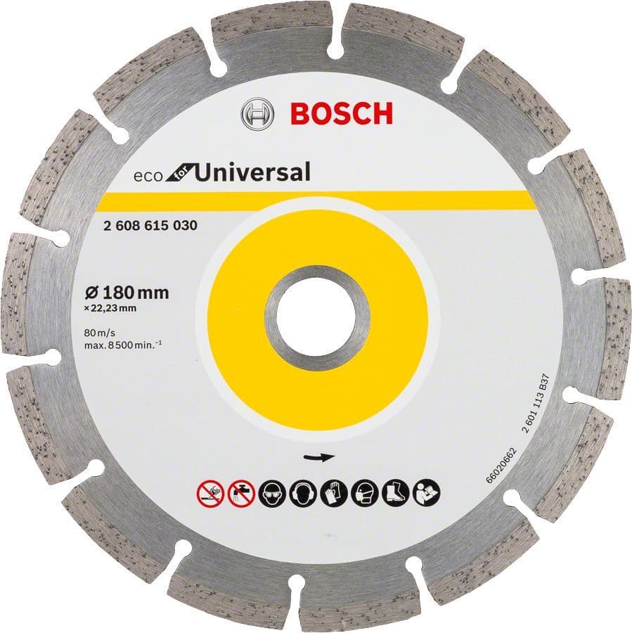 BOSCH ECO FOR UNIVERSAL SEGMANLI 180MM TEKLI AMBALAJ