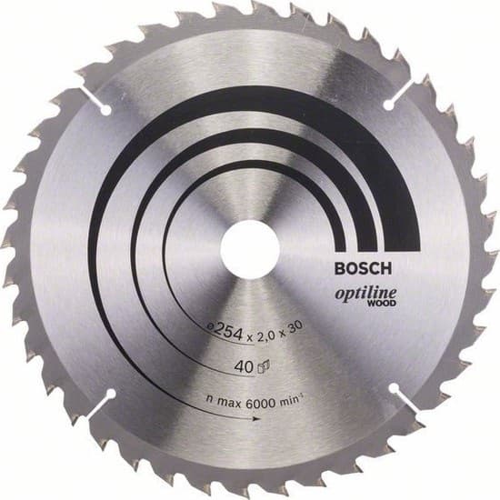 BOSCH OPTİLİNE WOOD 254*30 MM 40 DİŞ