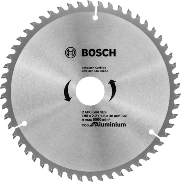 BOSCH OPTİLİNE ECO FOR ALÜMİNYUM DAİRE TESTERE 190*30 54 DİŞ