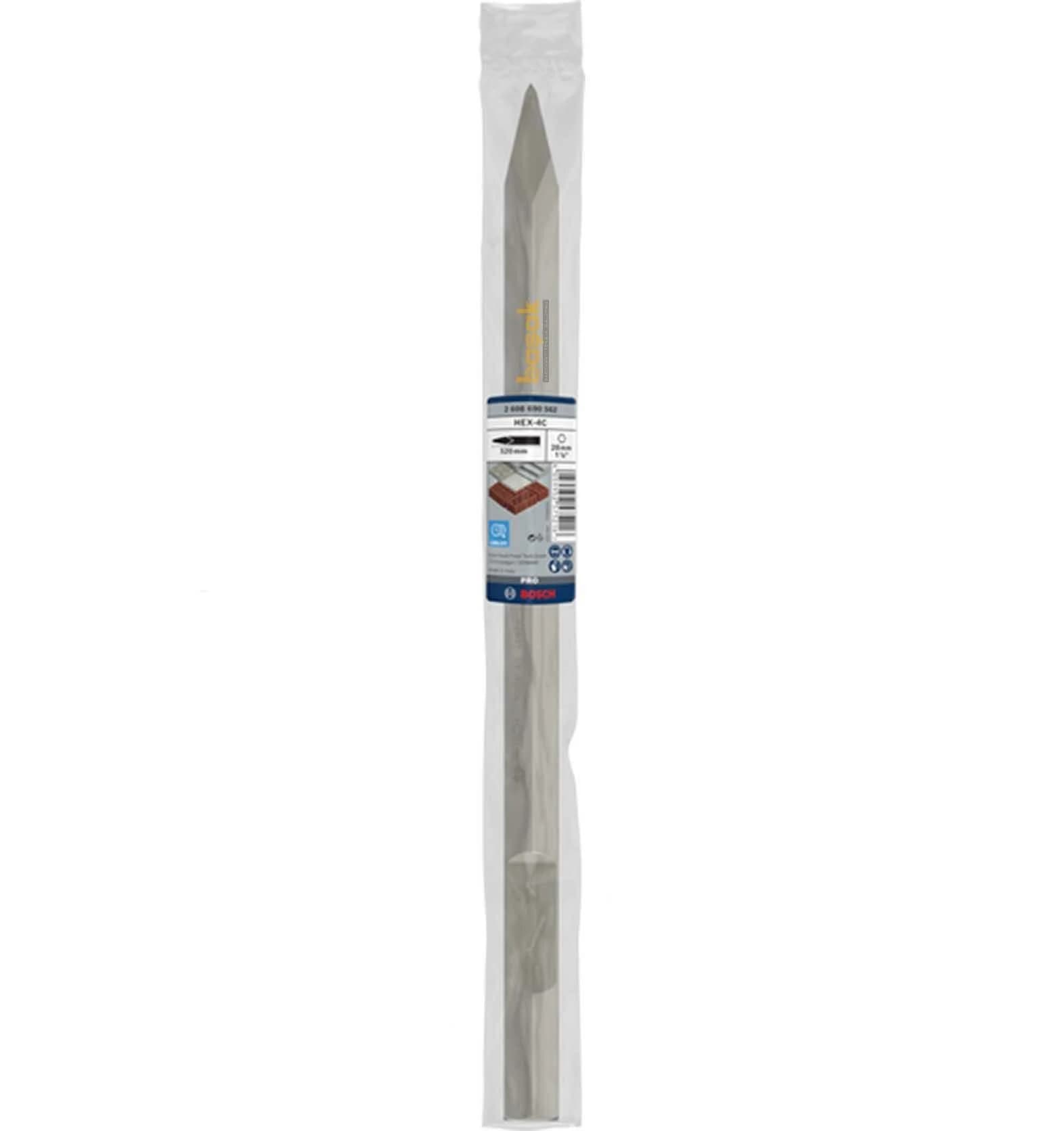 BOSCH PRO SİVRİ KESKİ 28 MM ALTIGEN ŞAFT 28X520 MM