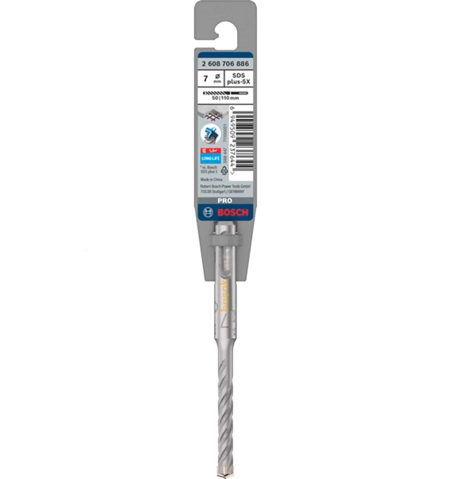 BOSCH PRO SDS PLUS MATKAP UCU 5X 7*110 MM