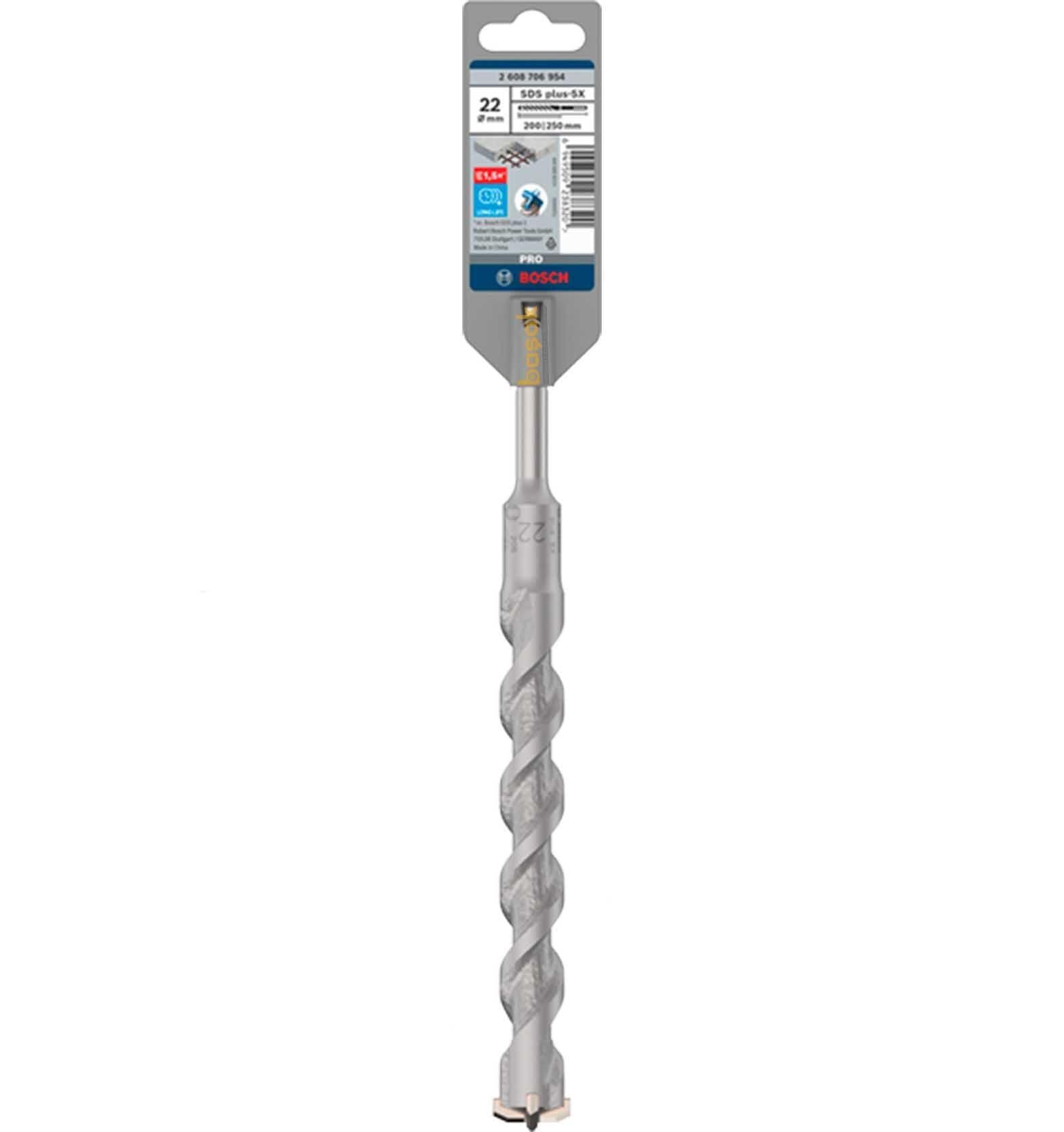 BOSCH PRO SDS PLUS MATKAP UCU 5X 22*250 MM