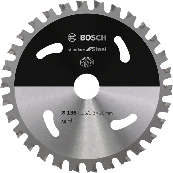 BOSCH DAİRE TESTERE BIÇAĞI METAL İÇİN 136X20 T30 (GKM 18V-50 E UYGUN)