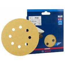 BOSCH EXPERT CIRT ZIMPARA 125MM 40 KUM 8 DELİK 5 Lİ PAKET