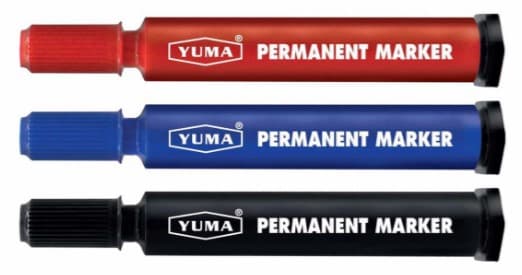 YUMA KOLİ KALEMİ SİYAH YUVARLAK UÇ