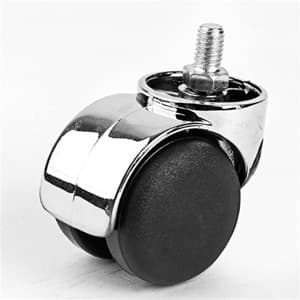 452 HTS BÜRO KROM GÖVDE VİDALI TEKER 50*17 MM
