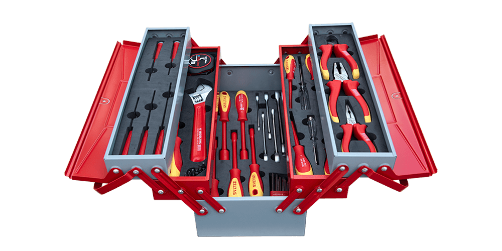 8420005046 İZELTAŞ ELEKTRİKÇİ TAKIM ÇANTASI - 5 GÖZ 45 PCS
