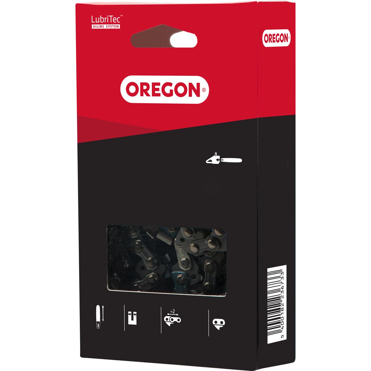 OREGON KESİK ZİNCİR 28,5 DİŞ 3/8"-91 YUVARLAK KUTU