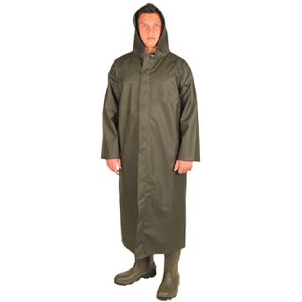 AK01001 PVC YAĞMURLUK FERMUARLI PARDESÜ (HAKİ)