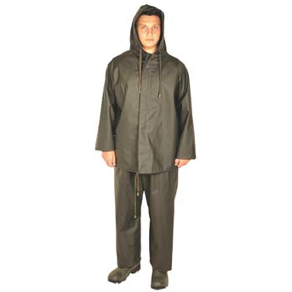 AK02003 PVC YAĞMURLUK KAPALI TAKIM (HAKİ)