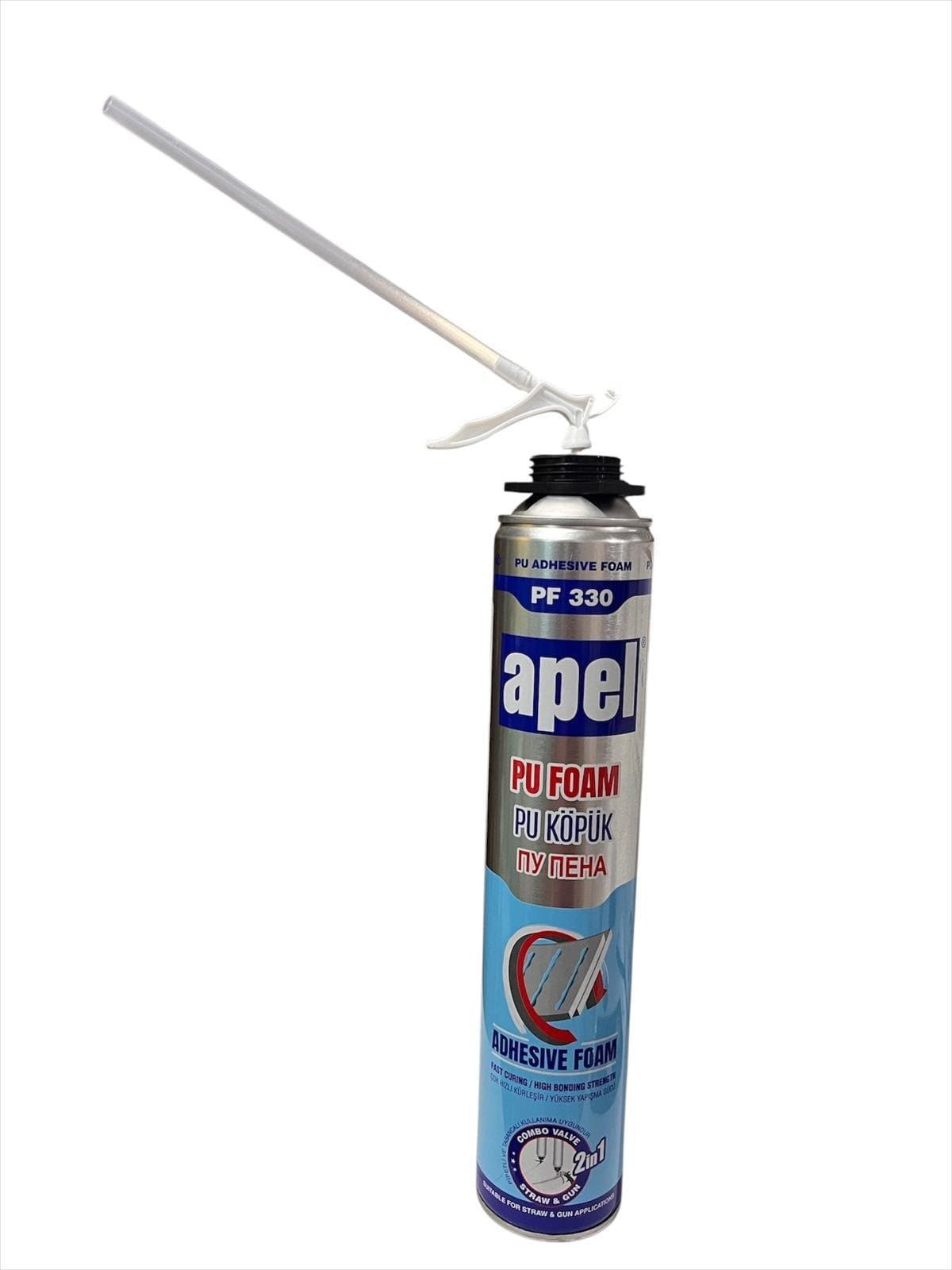APEL PF330 PU MANTOLAMA KÖPÜK 850 GR (PİPETLİ+TABANCALI)