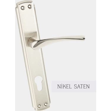AS111 ALA NİKEL SATEN YALE KAPI KOLU