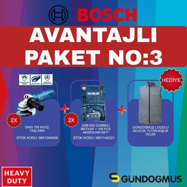BOSCH AVANTAJLI PAKET NO:3
