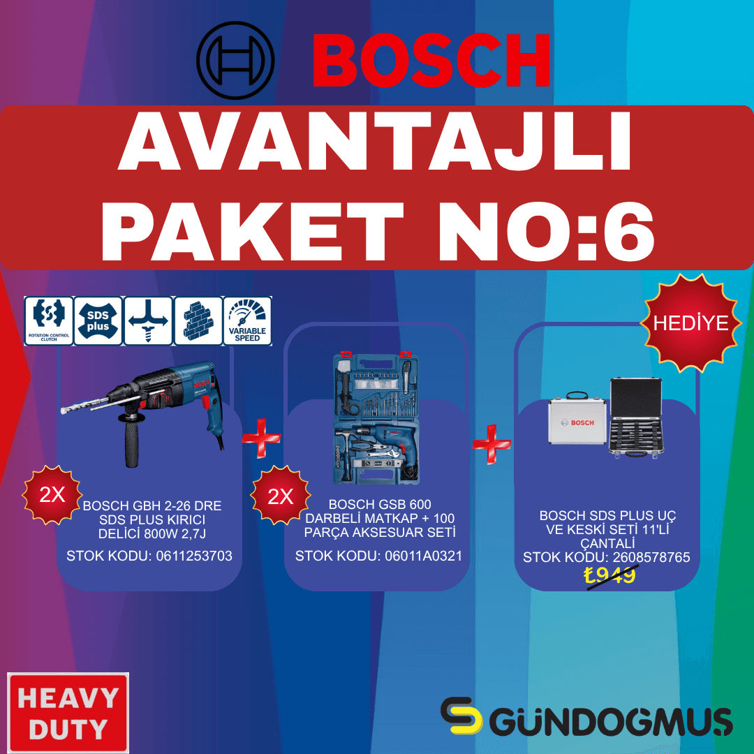 BOSCH AVANTAJLI PAKET NO:6
