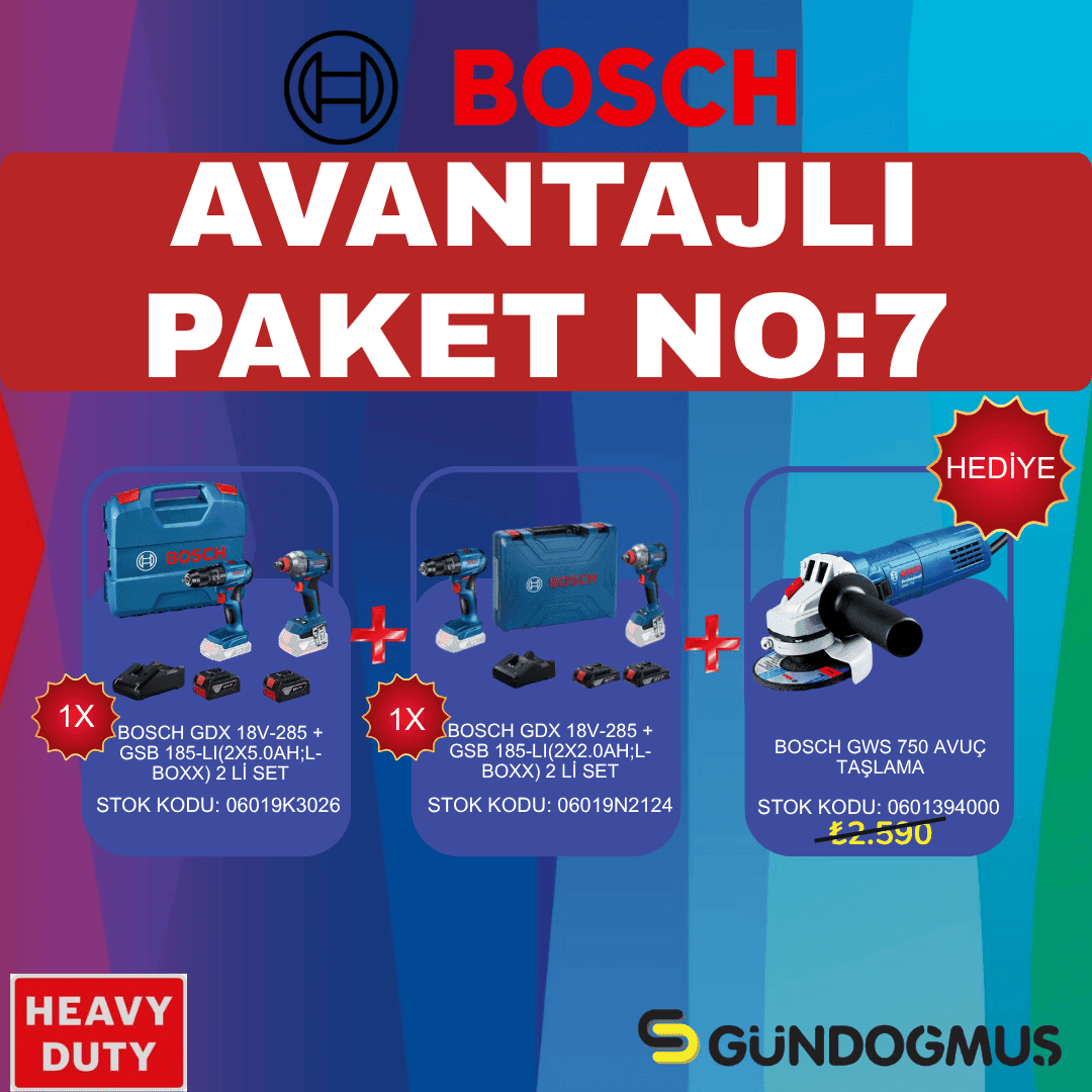 BOSCH AVANTAJLI PAKET NO:7