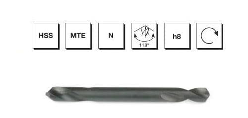 B00008770400 MTE HSS RN ÇİFT TARAFLI MATKAP UCU 4 MM