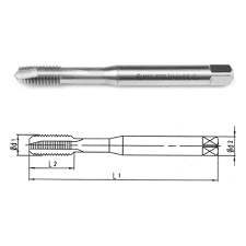 B00105710300 MTE HSSE DIN 371/B MAKİNA KLVZ. M 3  (6H)