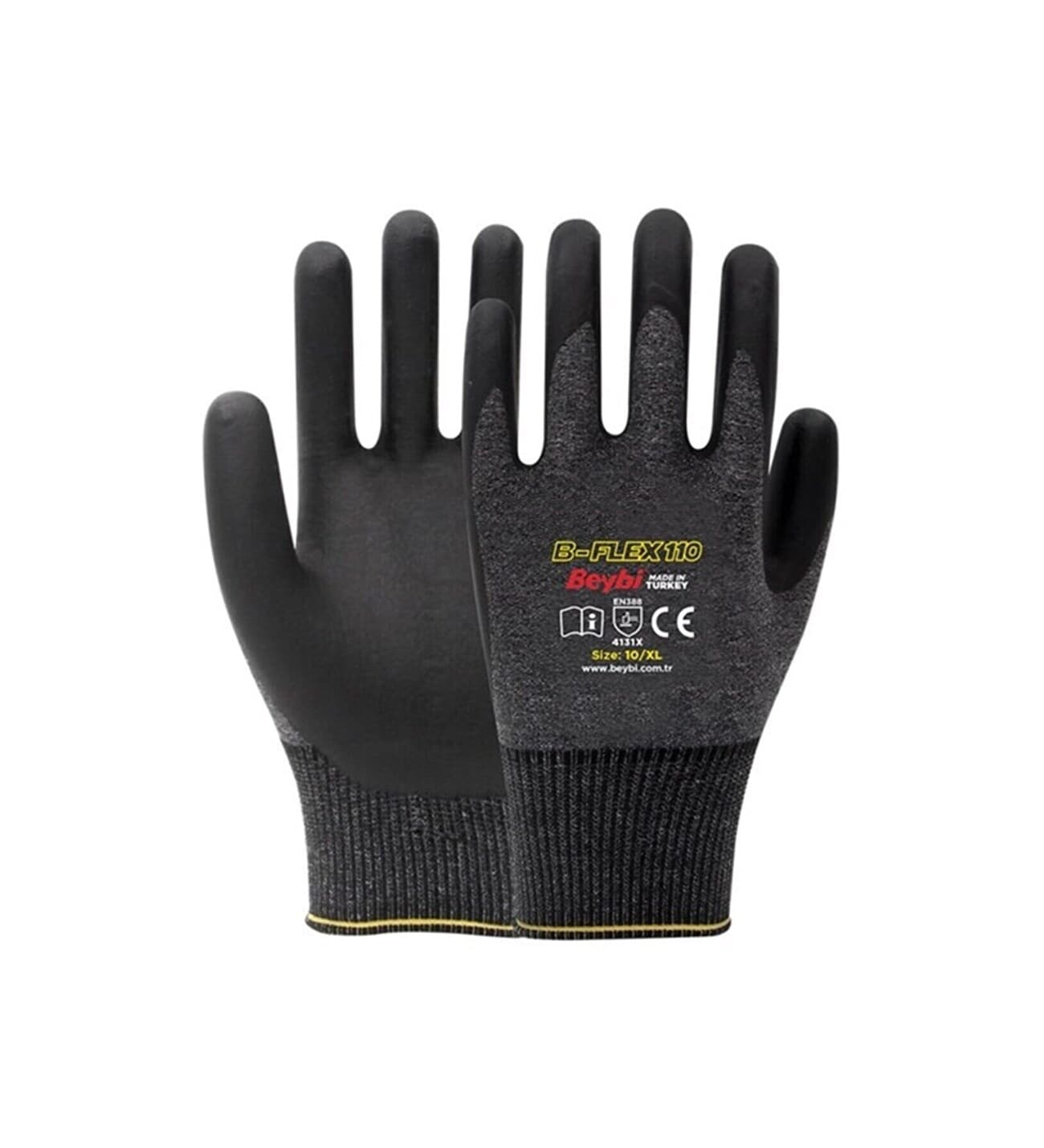 BEYBİ BFLEX110 KÖPÜK KAPLI NİTRİL ELDİVEN NO:9
