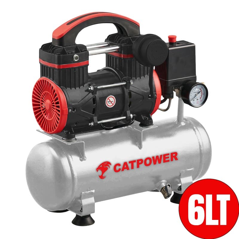 CAT1111 CATPOWER SESSİZ VE YAĞSIZ KOMPRESÖR 1 HP 6 LT