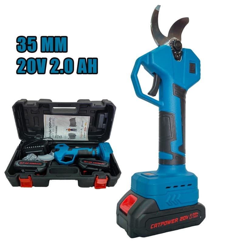 CAT1340 CATPOWER AKÜLÜ BAĞ KESME 35MM Lİ-İON 20V 2.0 AH