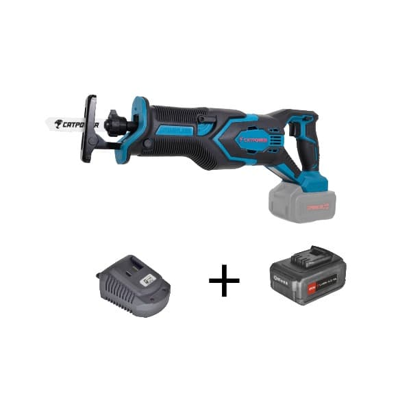 CAT4134SET CATPOWER KÖMÜRSÜZ AKÜLÜ TİLKİ KUYRUĞU TESTERE 20V 1X4.0 AH