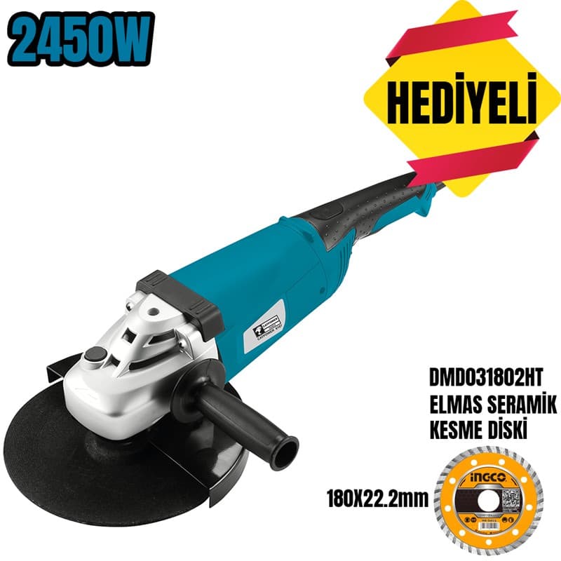 CAT6187 CATPOWER BÜYÜK TAŞLAMA 230 MM 2450W