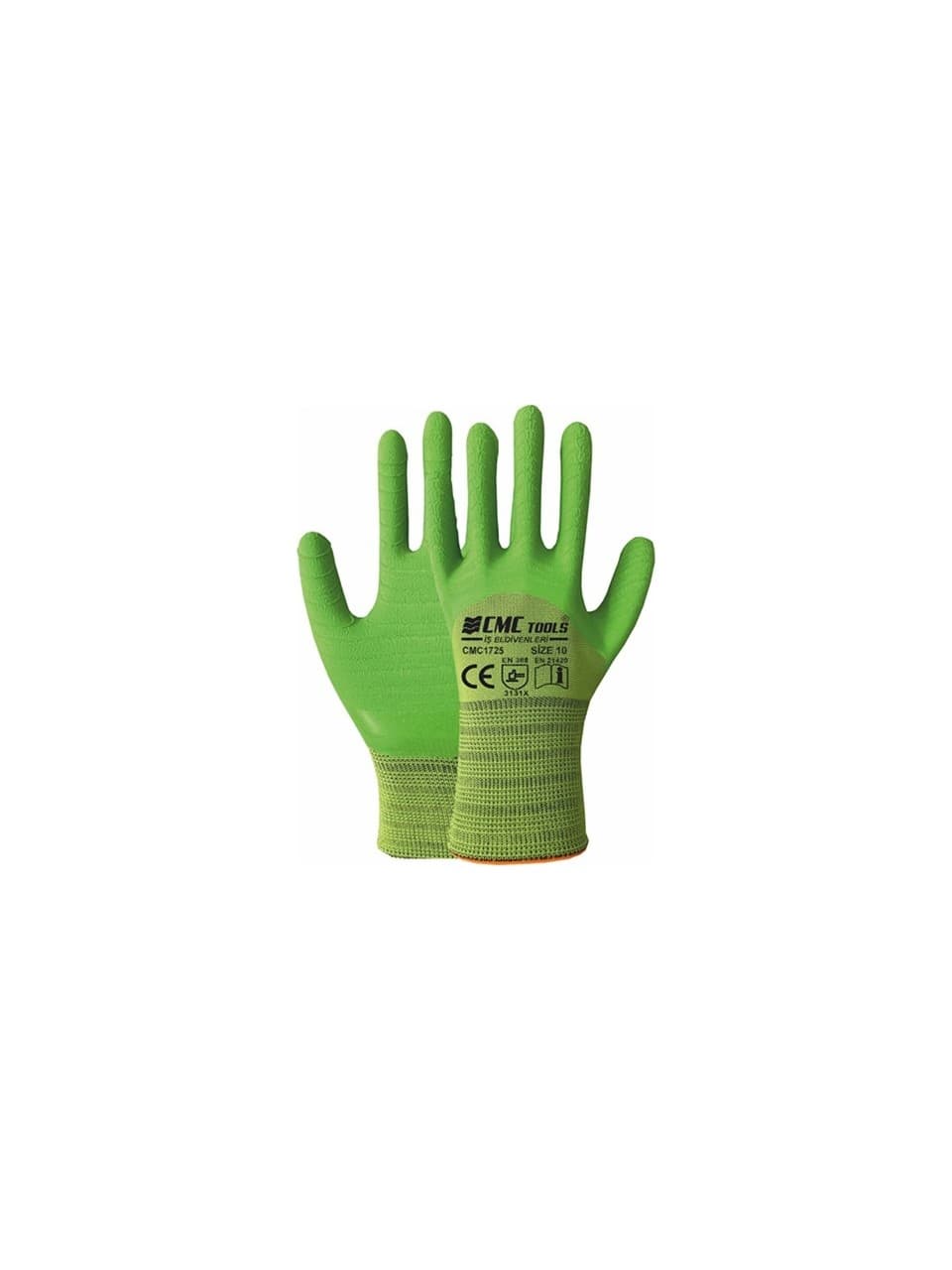 CMC1725 CMC PÜTÜRLÜ ELDİVEN 3/4 YEŞİL NO:10