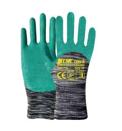 CMC1740 CMC PREMIUM LATEX ELDİVEN GRİ-YEŞİL 3/4 NO:10