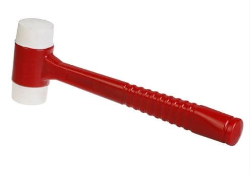 CMC6971 VİDALI TOKMAK PLASTİK SAPLI 40 MM-BEYAZ