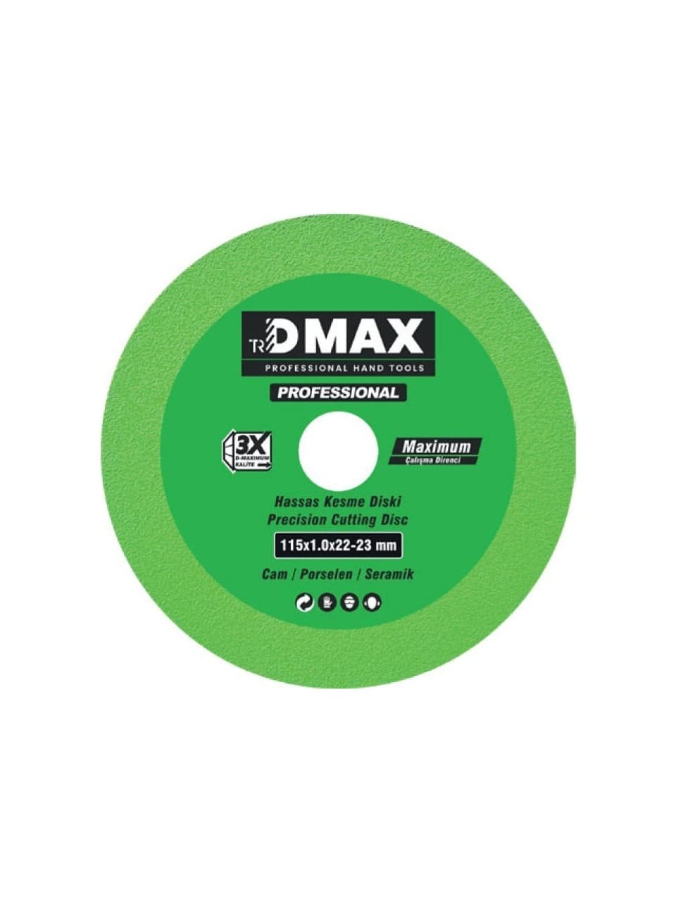 DMX4676 - CMC6080 CAM SERAMİK HASSAS KESME DİSKİ 115MMX1,0MM