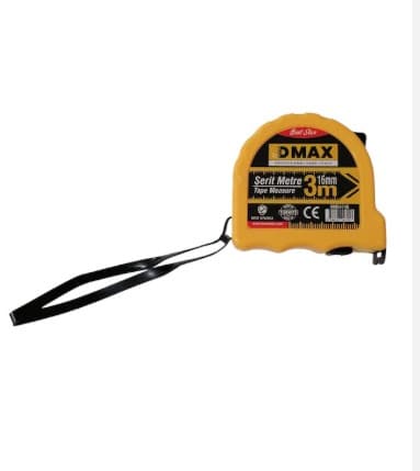 DMX4745 DMAX PROFESYONEL ÇELİK ŞERİT METRE 3MX16MM