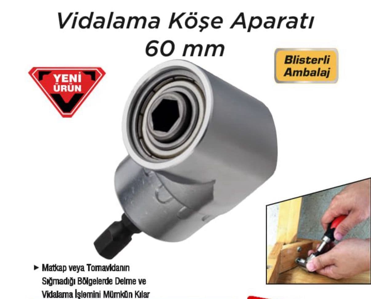 DMAX VİDALAMA KÖŞE APARATI 60 MM