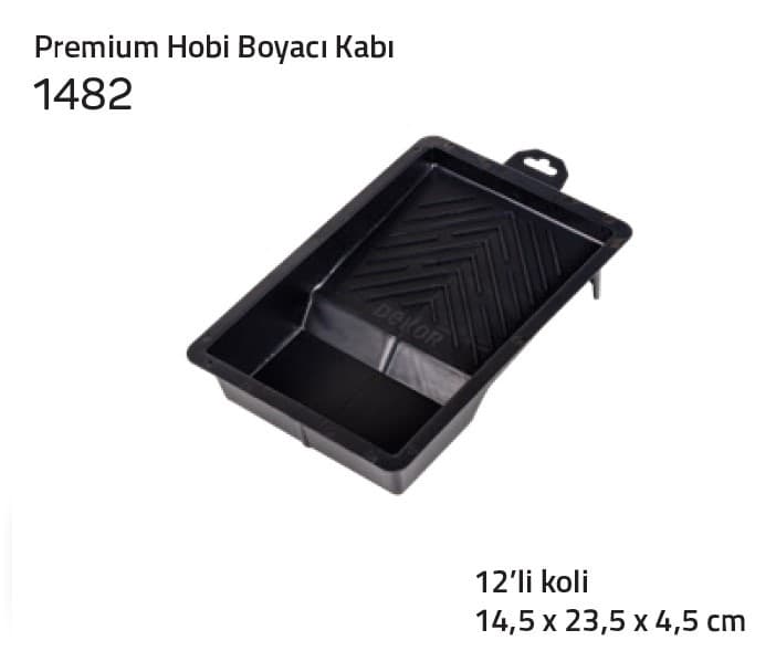 1482 PREMİUM BOYACI KABI HOBİ 14,5X23,5X4,5 CM