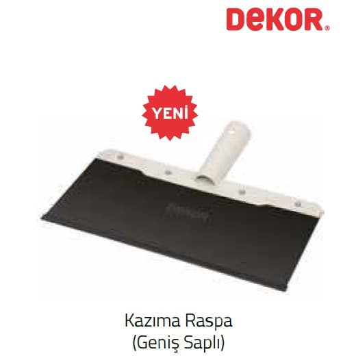 DR2205 DEKOR KAZIMA RASPA 30 CM. GENİŞ SAPLI (YENİ)