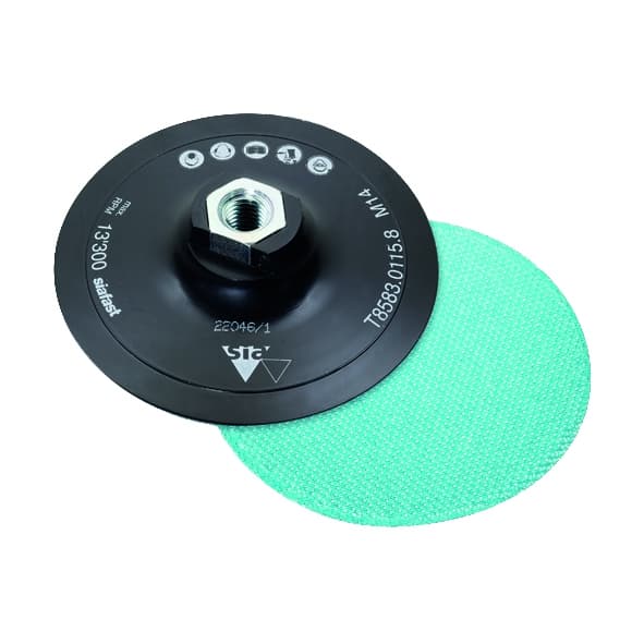SİAFAST ZIMPARA TABANI Ø150MM, ORTA SERT, M14