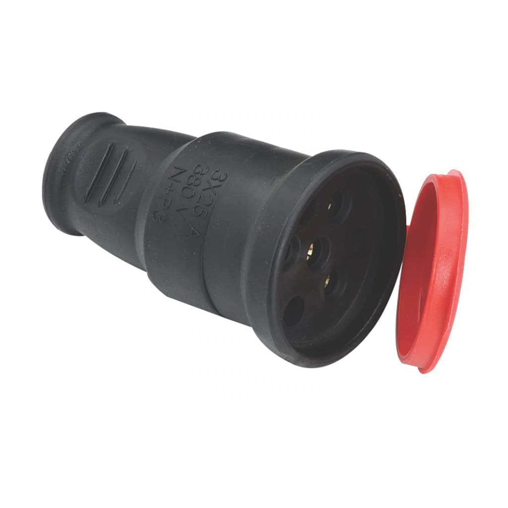 F102 3*25 KAUÇUK TRİFAZE DİŞİ FİŞ (9500060002)