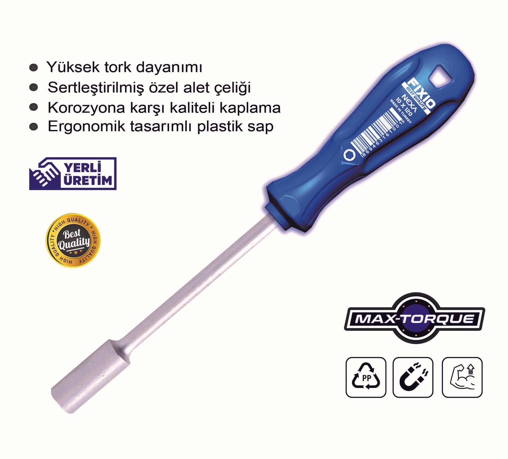 FİXİO LOKMA TORNAVİDA 10MM