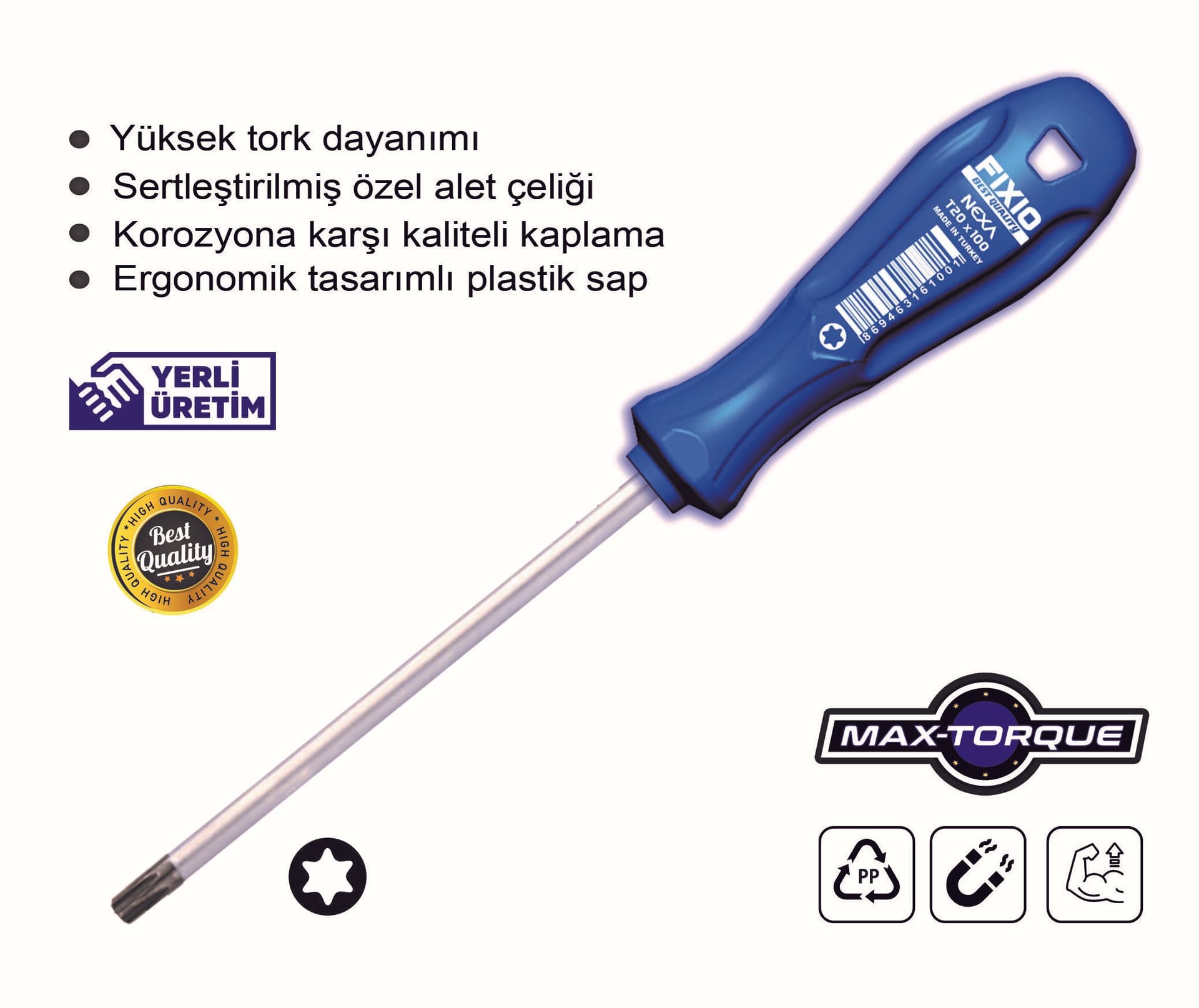 FİXİO TORX TORNAVİDA T40